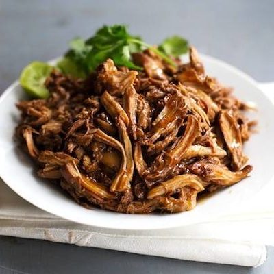 Honey Glazed Crockpot Chicken Adobo - simple pantry ingredients, hardly any hands-on time, 200 calories. | https://bio-research.online