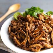 Honey Glazed Crockpot Chicken Adobo - simple pantry ingredients, hardly any hands-on time, 200 calories. | https://bio-research.online