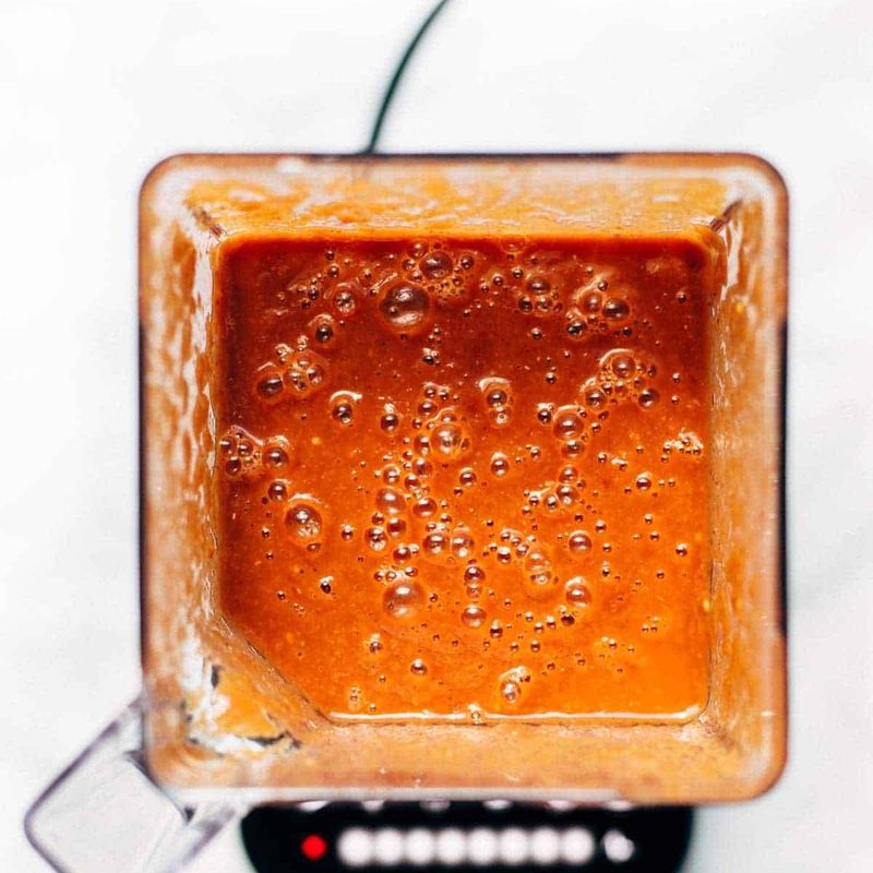 A picture of 5 Minute Blender Enchilada Sauce