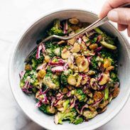 A picture of Broccoli Salad with Creamy Almond Dressing