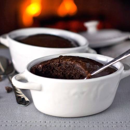 {Lazy} Chocolate Cherry Fudge Cake