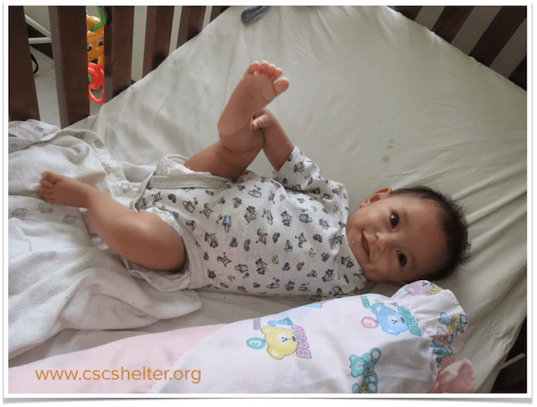 Children's Shelter of Cebu baby.
